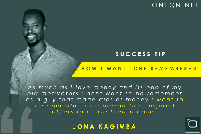 Jona Kagimba,SuccessTips,ONEQN