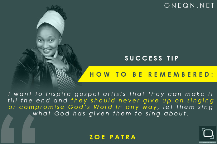 Zoe Patra,Success Tips,ONEQN